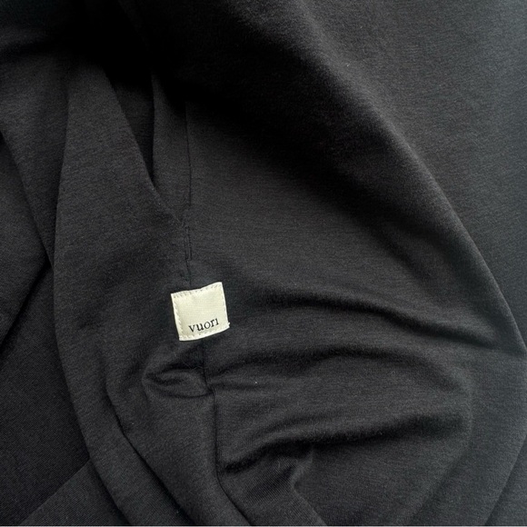 Vuori Wide Leg Sweatpants XS Black Drawstring Lounge Athleisure - Picture 4 of 8